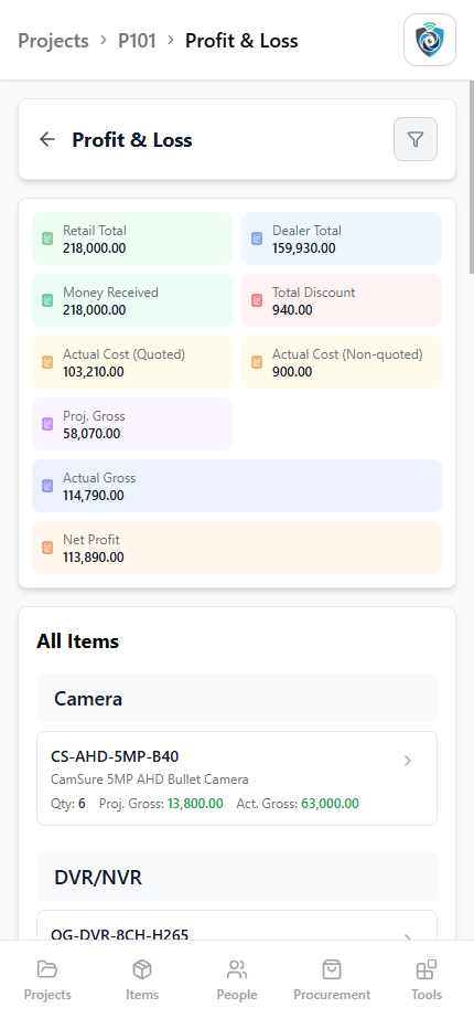 Mobile Finance Screenshot 2